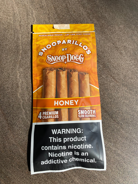 Snooparillos Premium Zigarillos 4er-Pack - Langsam Brennende Blunt Wraps von Snoop Dogg
