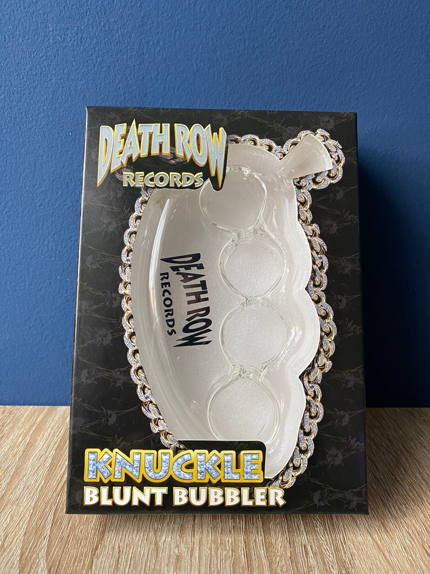 Death Row – 6" Knuckle Blunt Bubbler – Klar