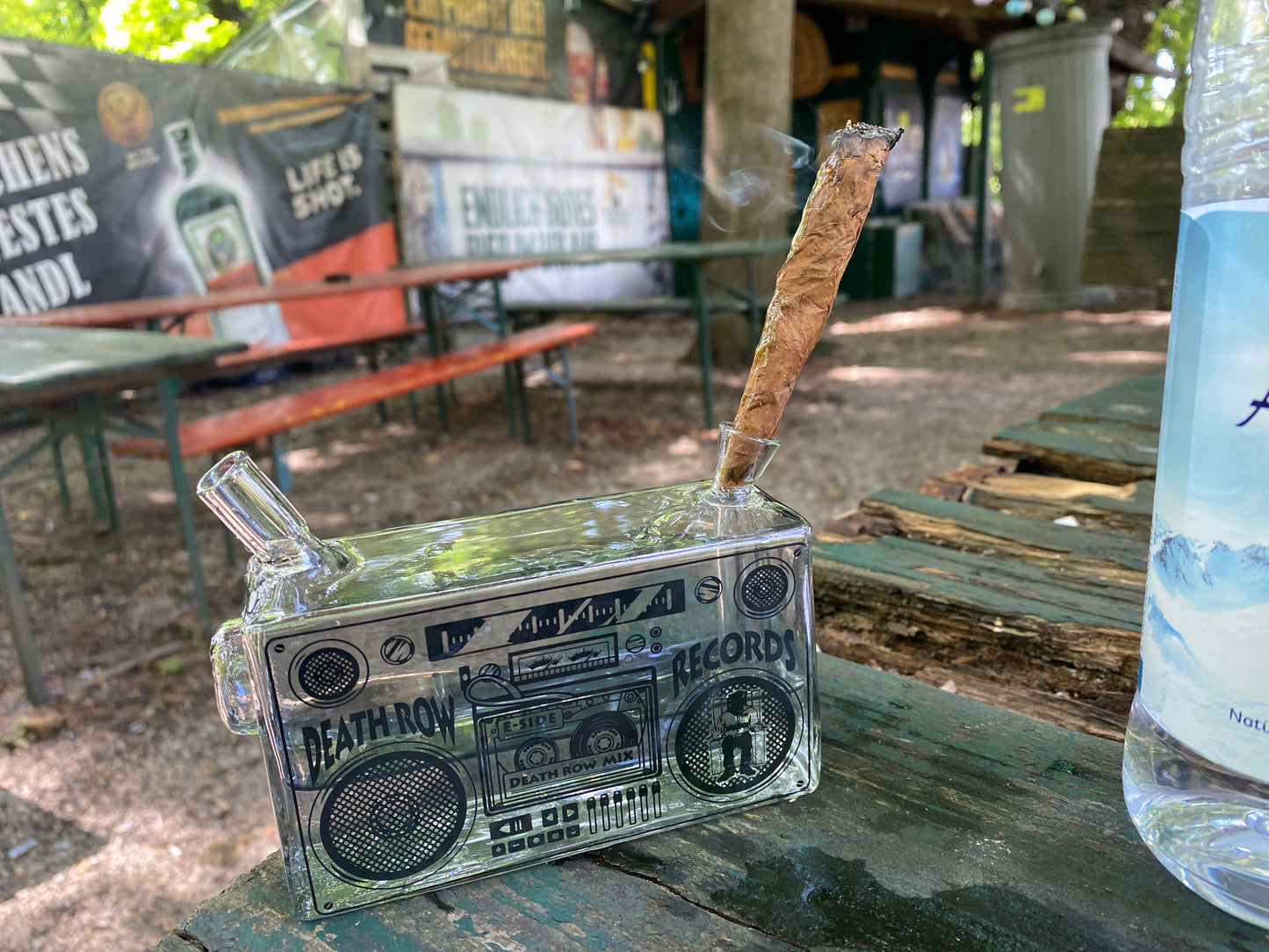Death Row – 5" Boom Box Blunt Bubbler