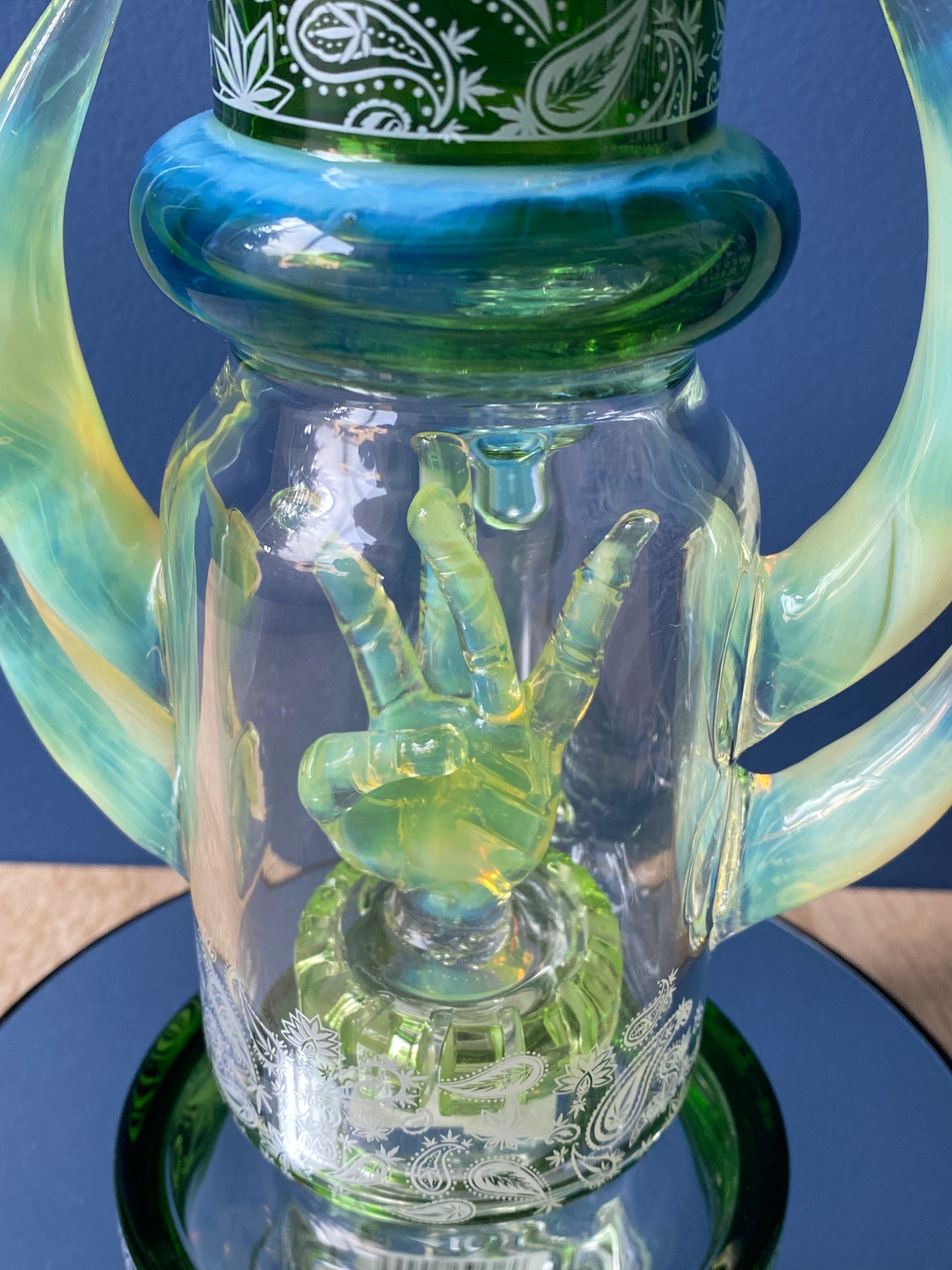 Dogg lbs – 12" Westside Rider Wasserpfeife Green