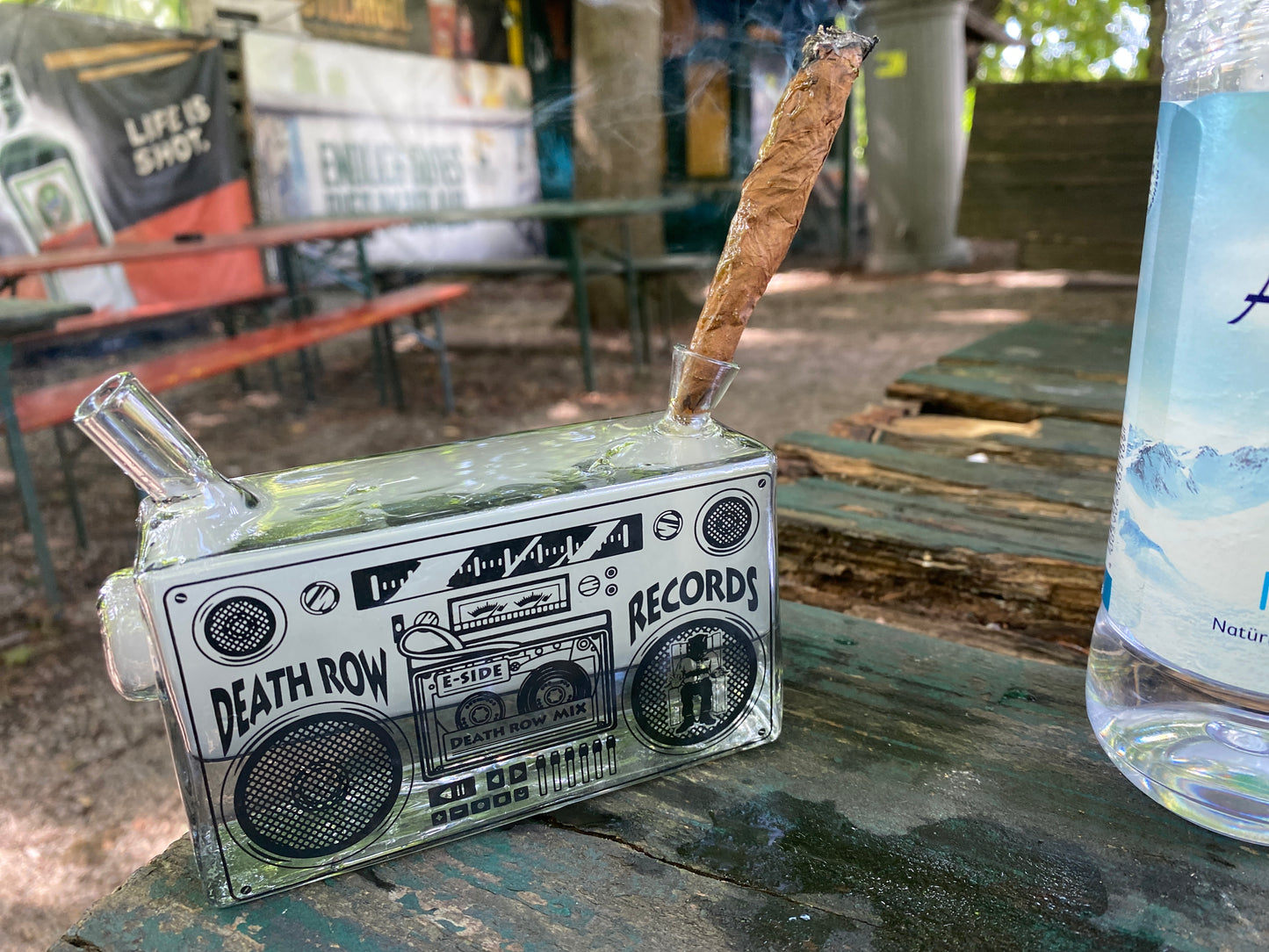 Death Row – 5" Boom Box Blunt Bubbler