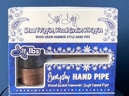 Dogg lbs - Wood Grain Hammer Hand Pipe