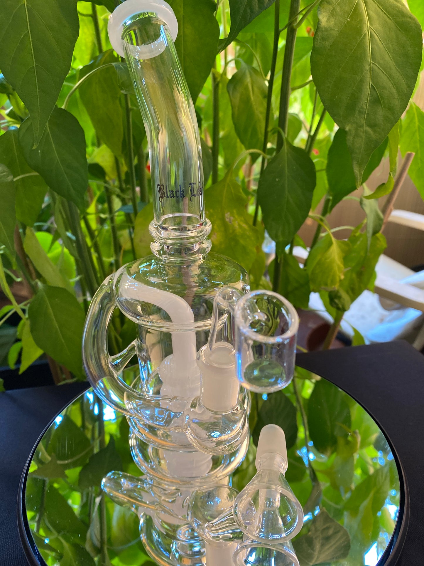 Black Leaf Perkolatorbong Kräuter + Öl Weiss