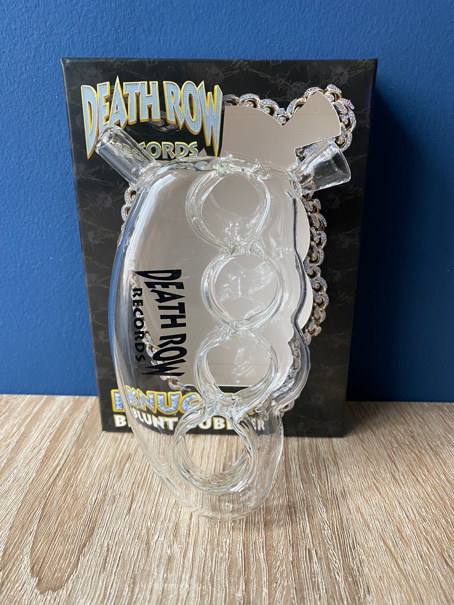 Death Row – 6" Knuckle Blunt Bubbler – Klar