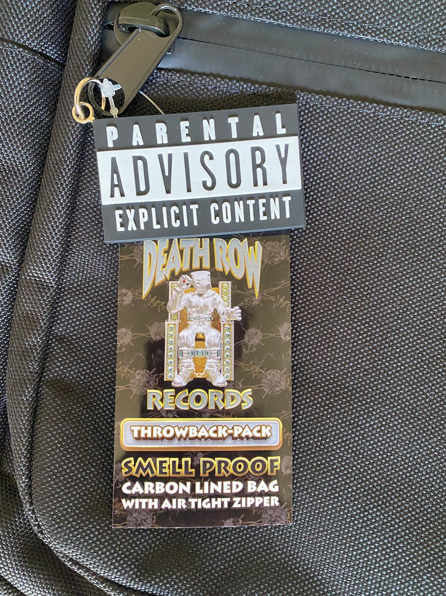 Death Row Records Throwback-Pack - Geruchsdichter Premium Rucksack Schwarz
