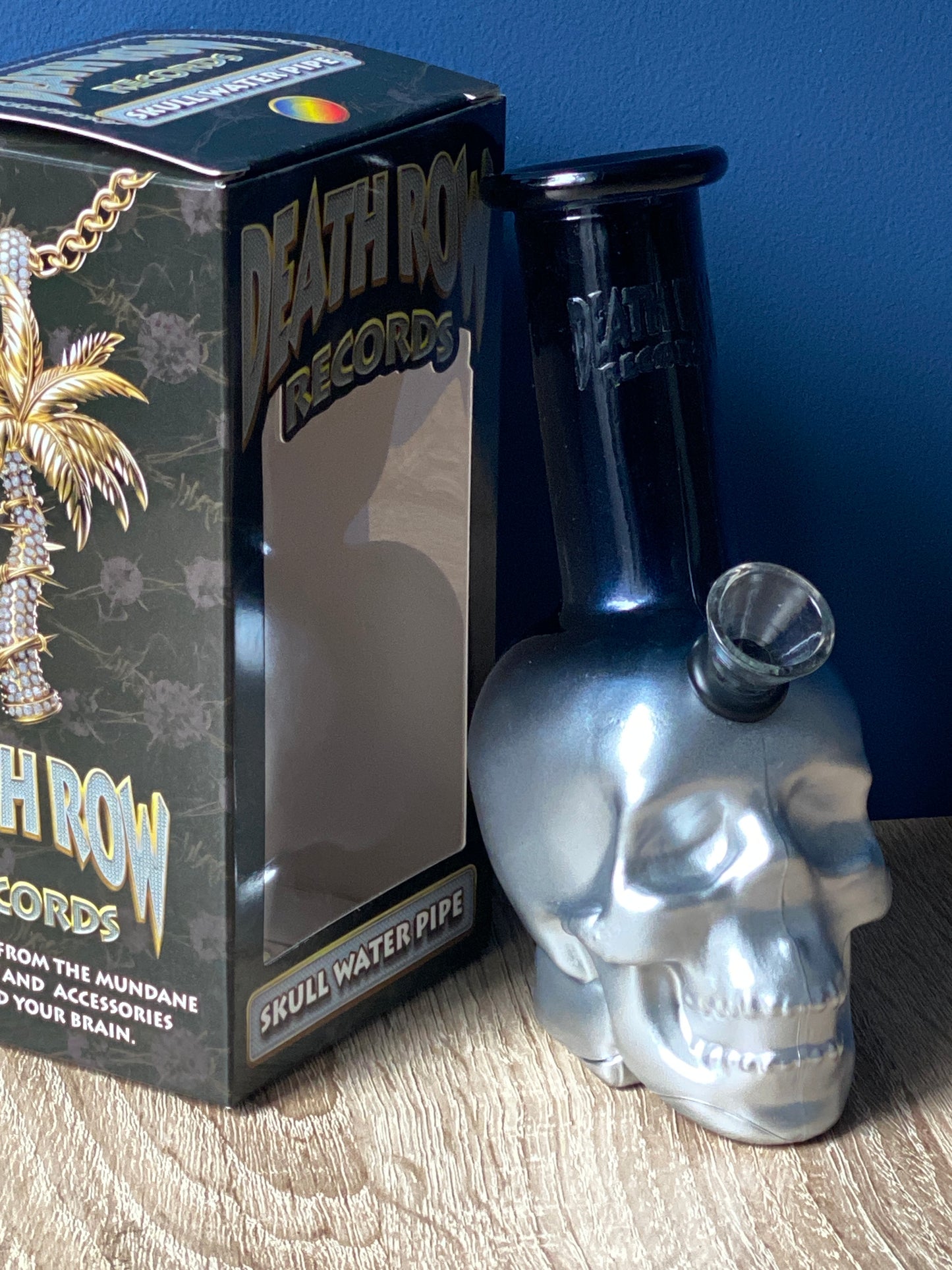 Death Row Records – Skull Bubbler Wasserpfeife