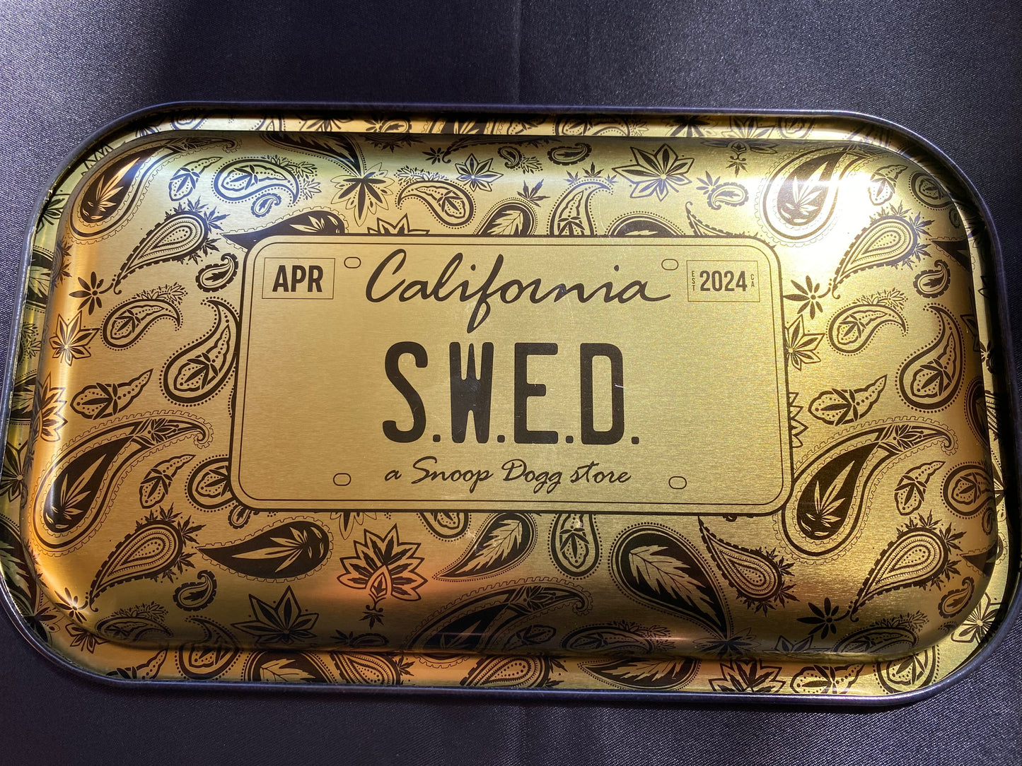 Death Row Records I Wanna Thank Me Rolltablett 10" x 6" - Snoop Dogg Edition