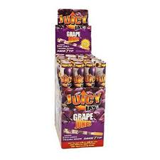 Juicy Jones Grape 2 vorgedrehte Joints mit Holz-Tip - Juicy Jay's
