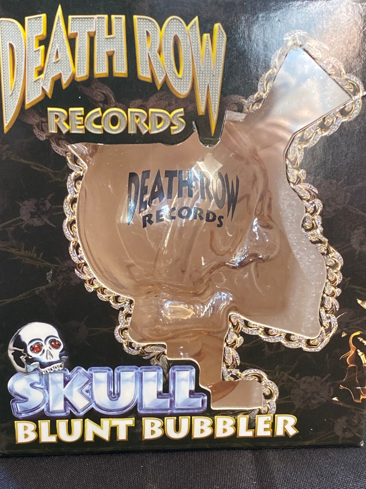Death Row Records Skull Blunt Bubbler 3" - Düsteres Hip-Hop Sammlerstück
