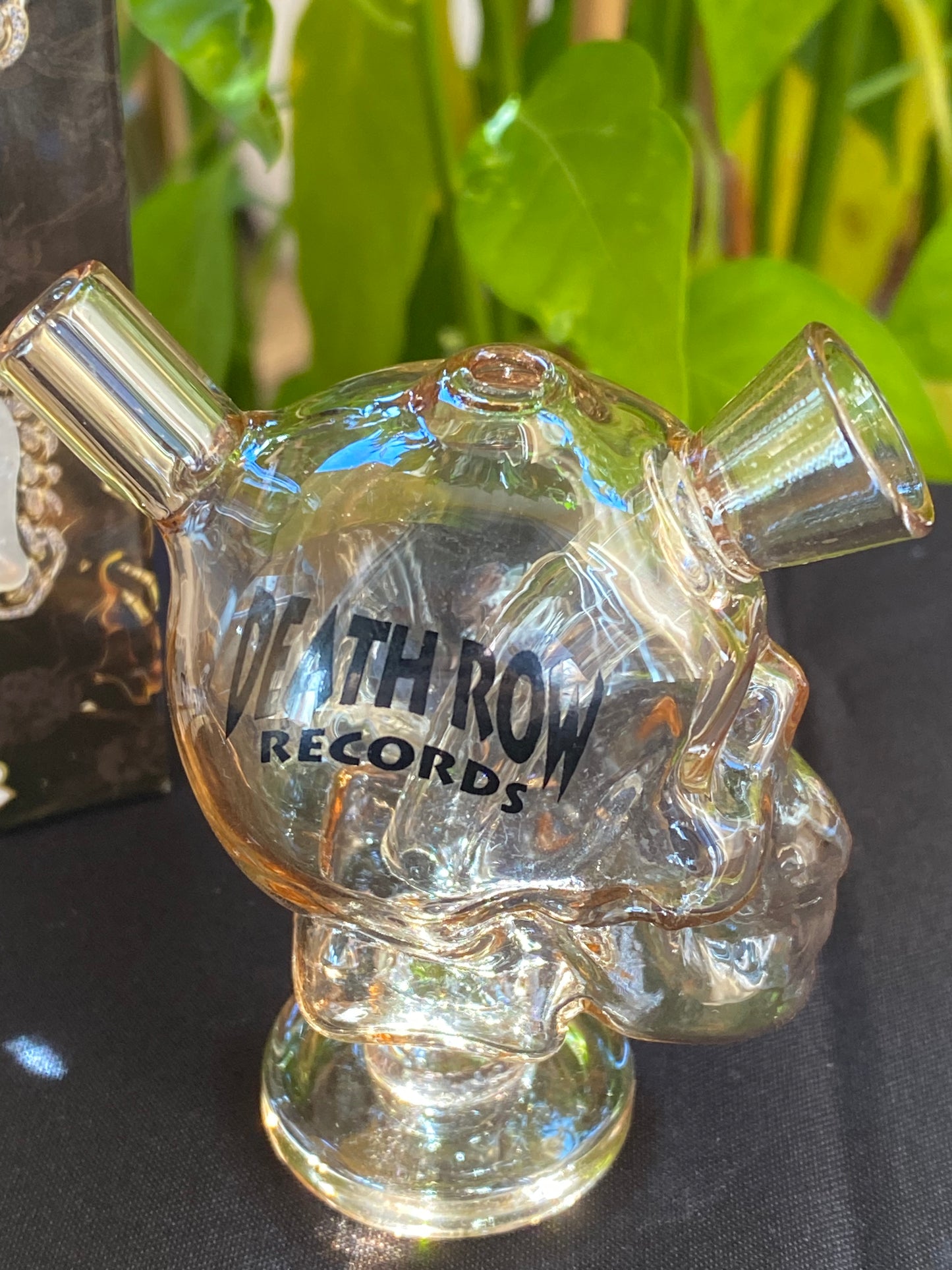 Death Row Records Skull Blunt Bubbler 3" - Düsteres Hip-Hop Sammlerstück