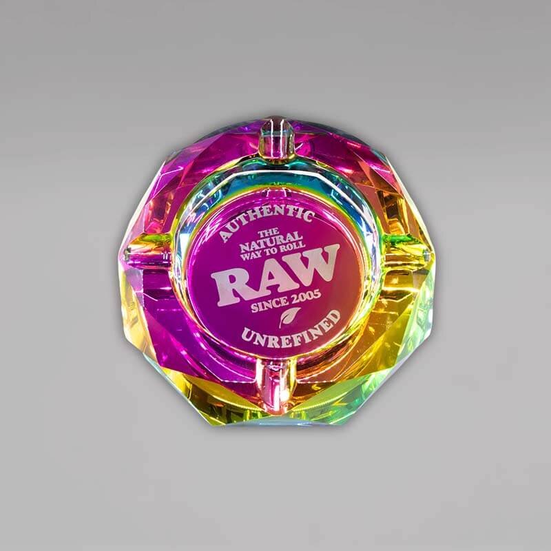 RAW Kristallglas Aschenbecher, Rainbow