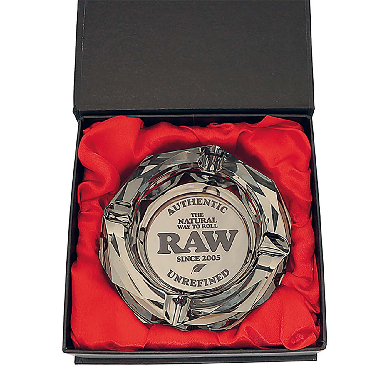 RAW' DARKSIDE Aschenbecher aus Kristallglas
