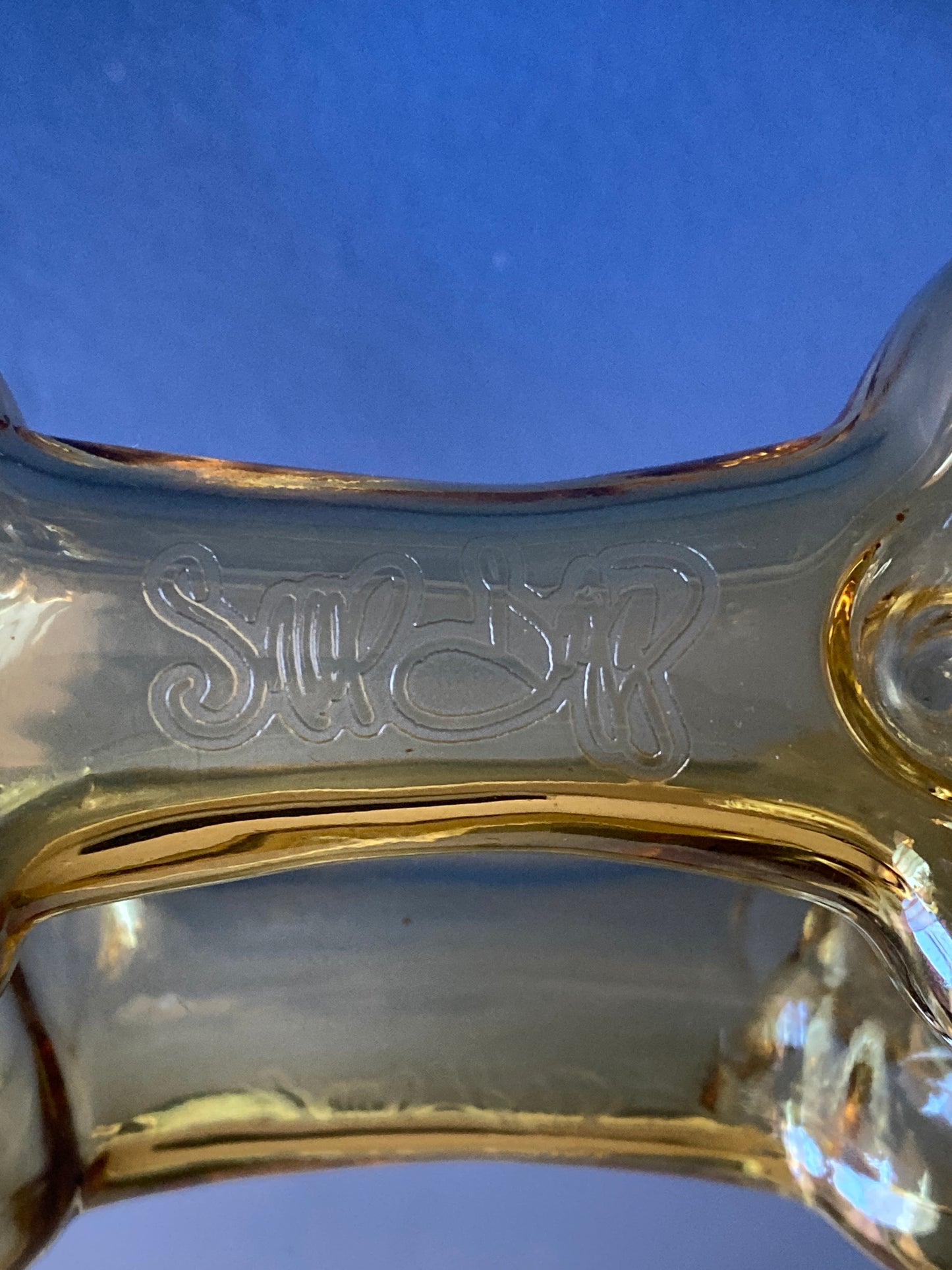 Dogg lbs - Everyday 4" Dogg Bone Handpfeife - Gold