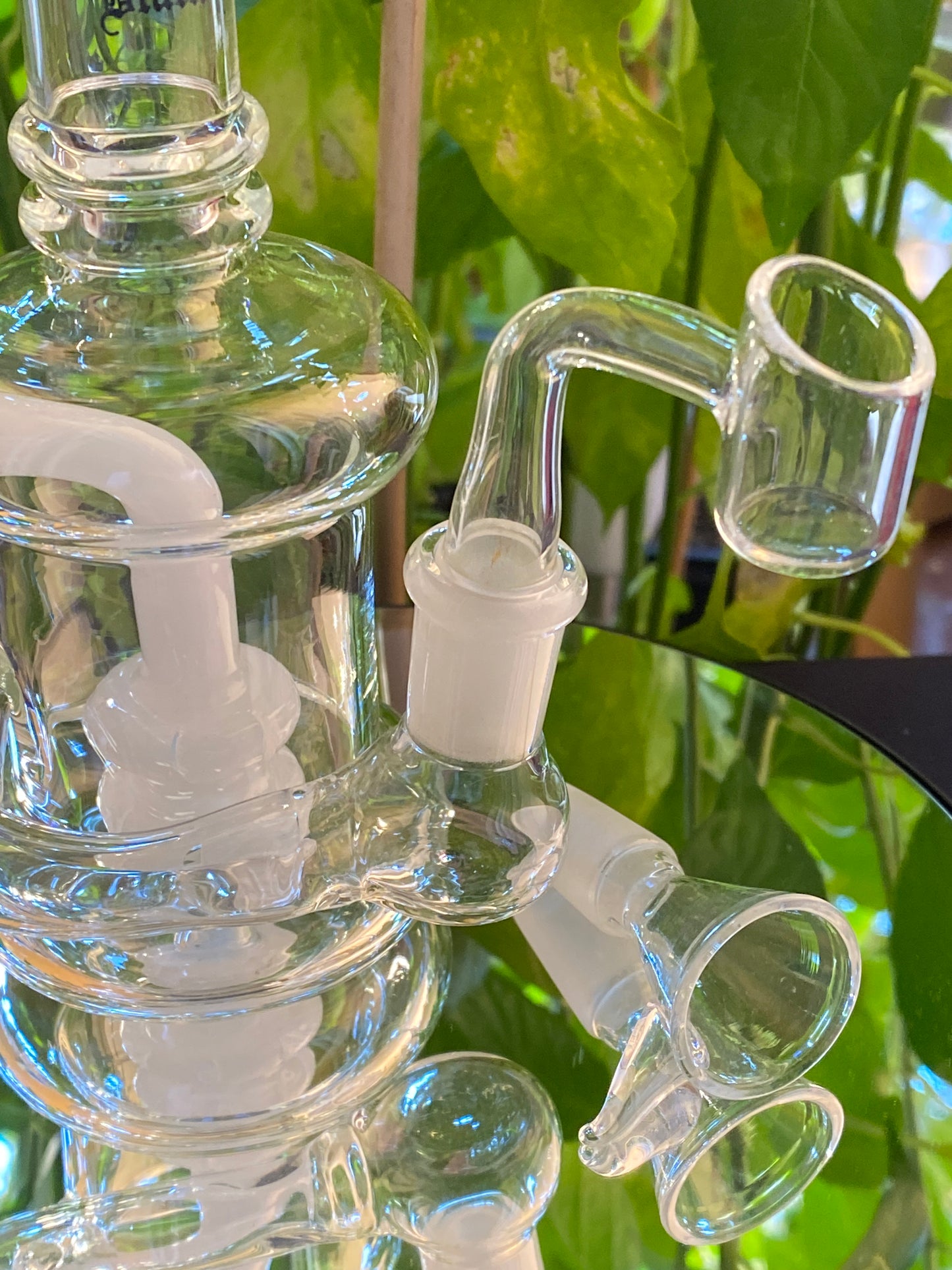 Black Leaf Perkolatorbong Kräuter + Öl Weiss