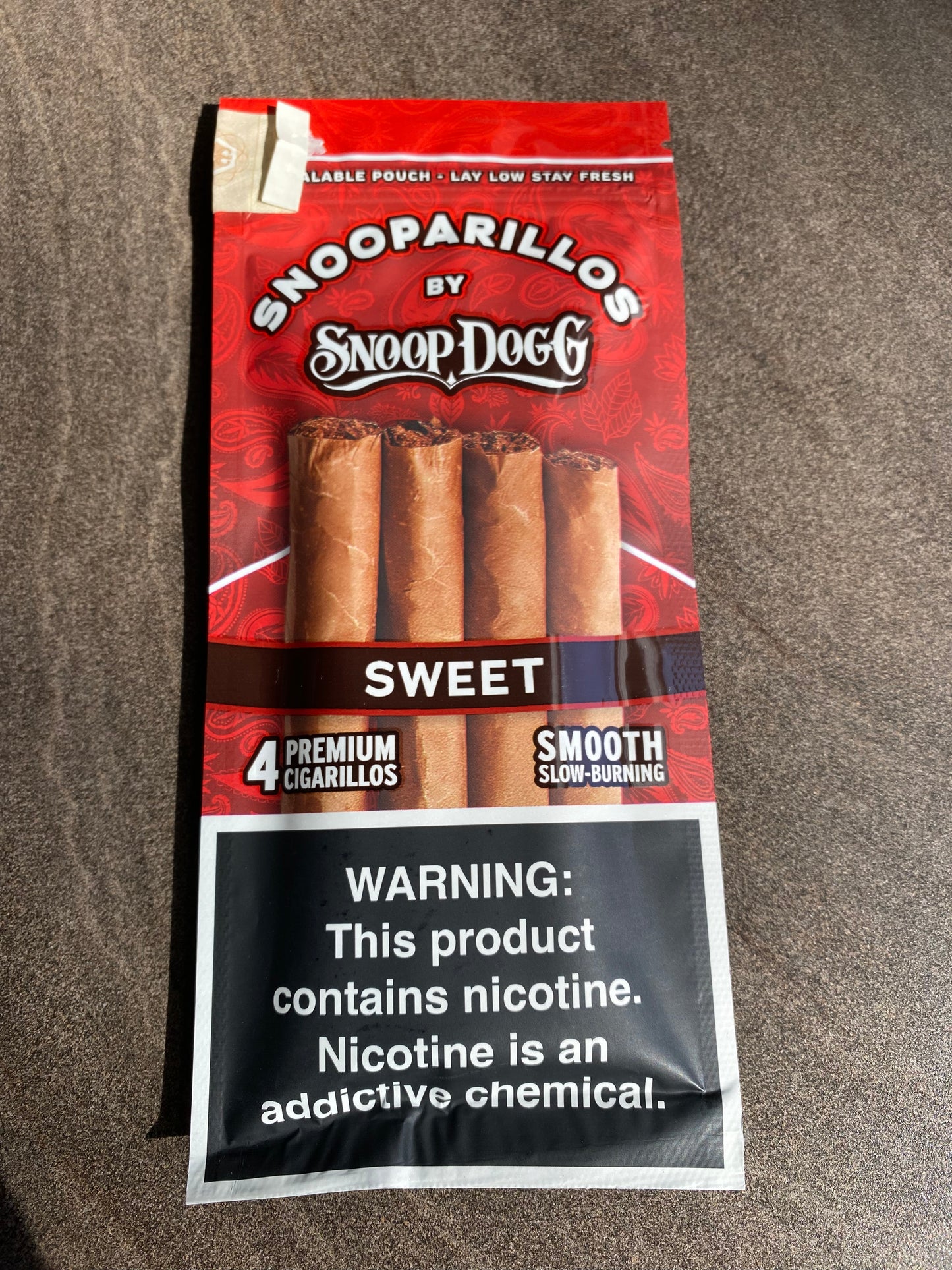 Snooparillos Premium Zigarillos 4er-Pack - Langsam Brennende Blunt Wraps von Snoop Dogg