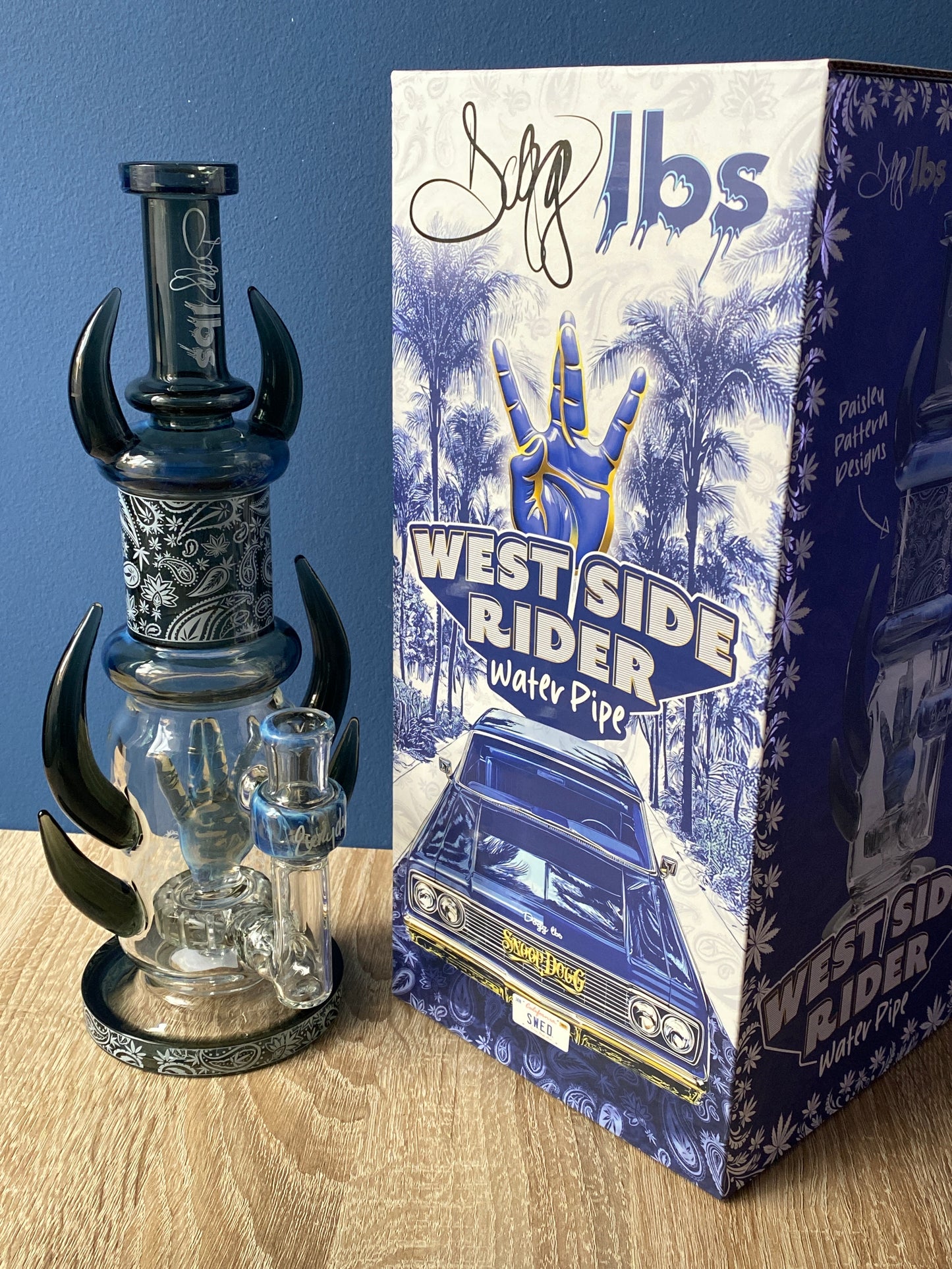 Dogg lbs – 12" Westside Rider Wasserpfeife Black