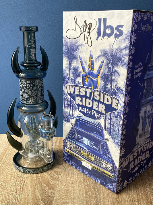Dogg lbs – 12" Westside Rider Wasserpfeife Black