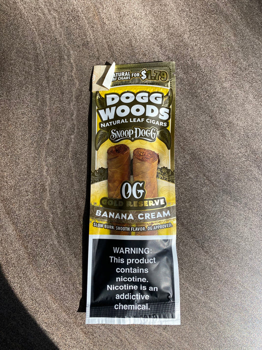 Dogg Woods OG Gold Reserve Premium Leaf Cigars 2er-Pack - Snoop Dogg Qualität