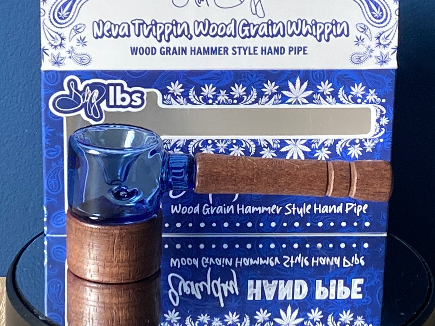 Dogg lbs - Wood Grain Hammer Hand Pipe