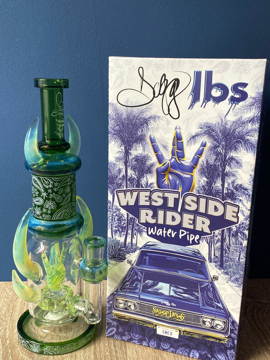 Dogg lbs – 12" Westside Rider Wasserpfeife Green