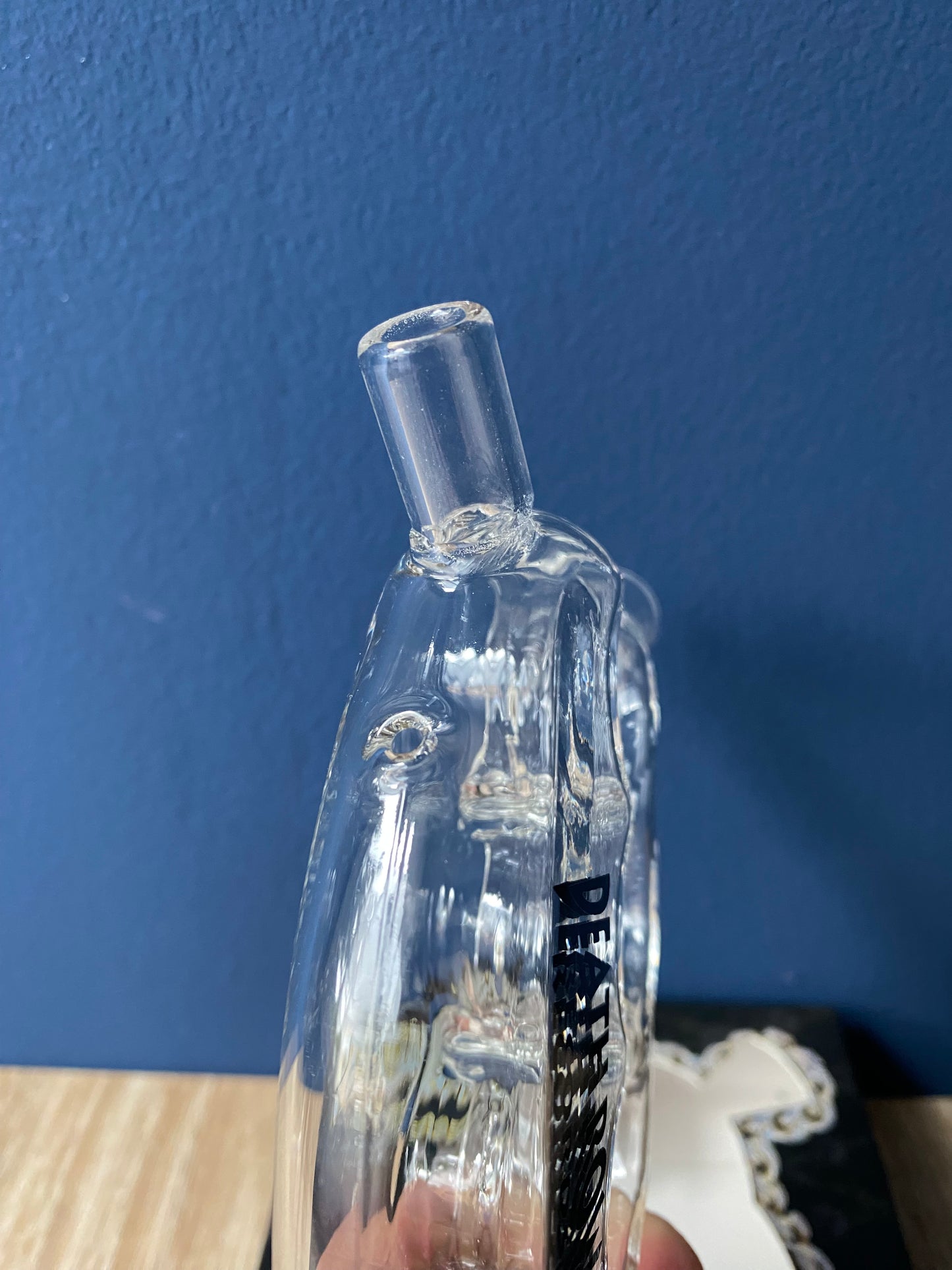 Death Row – 6" Knuckle Blunt Bubbler – Klar