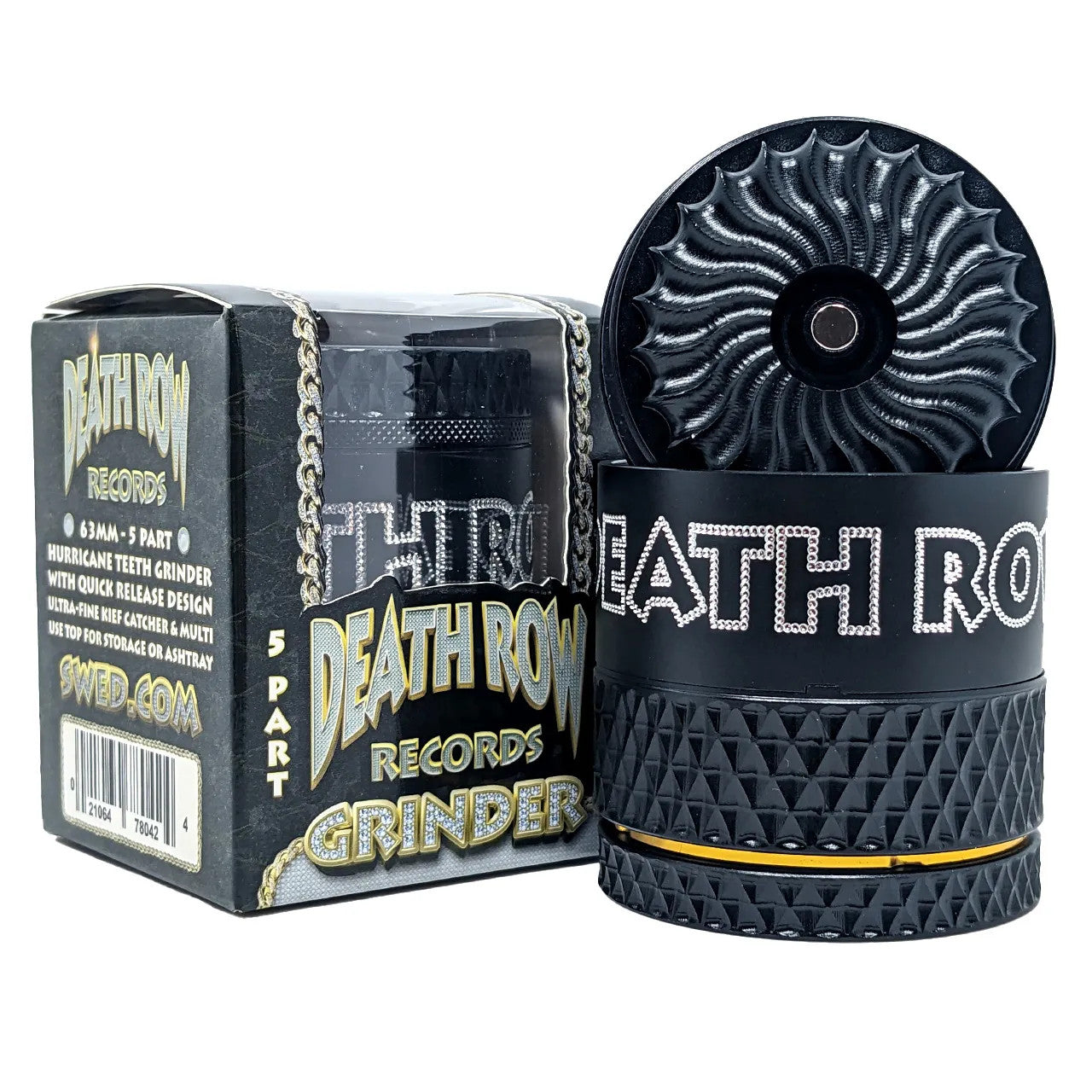 Death Row Records – Hurricane 63 mm 5-teiliger Grinder