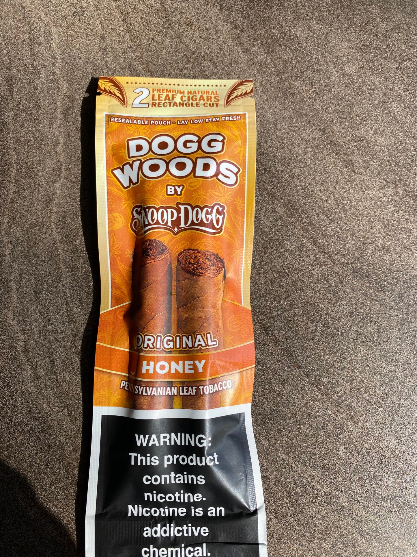 Dogg Woods OG Gold Reserve Premium Blunt Wraps 2er-Pack - Snoop Dogg Qualität