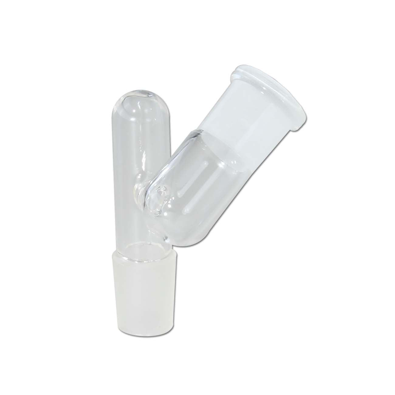 Adapter Angle 45° - Borosilikatglas Winkeladapter für Bongs & Dabbing Equipment