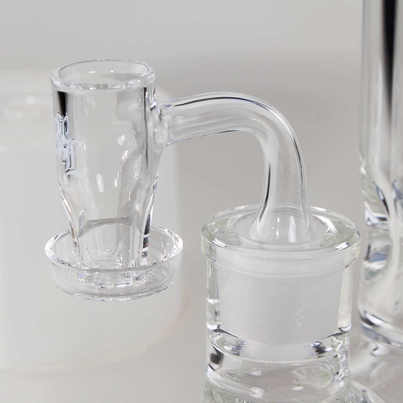 Black Leaf Twister Quarz Banger 14mm - Premium Dabbing Nail mit Spiraldesign