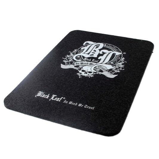 Black Leaf Dab Mat 'IN WEED WE TRUST' - Premium Silikon Dabbing Unterlage